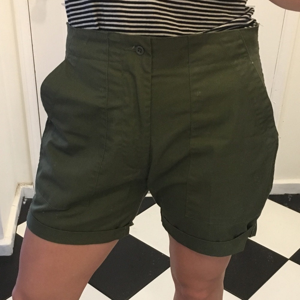 Vintage Army Shorts